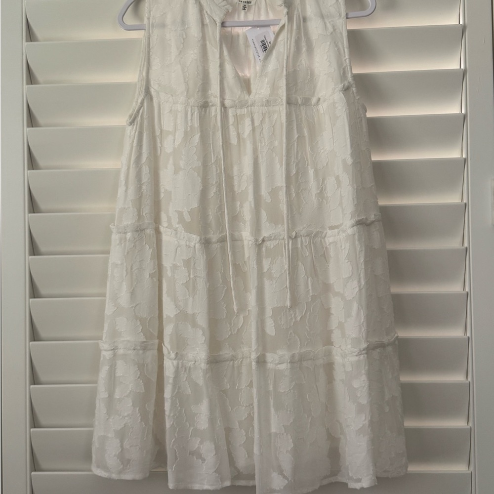 En Creme White Mini Dress